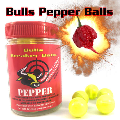 Paintballs Bulls Breaker Pepper Balls 50 Pack was sold for R275.00 on 27 Oct at 1246 by